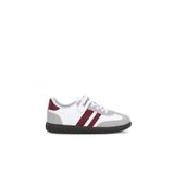 Slazenger DOLPHIN I Unisex Çocuk Cırt Cırtlı Beyaz / Bordo Günlük Spor Ayakkabısı