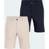 Slazenger EASILY 2 li Set Erkek Siyah -Taş Gri Şort
