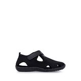 Slazenger Erkek Çocuk Cırt Cırtlı Sandalet, 19, SA19LB011, Siyah, Erkek Çocuk