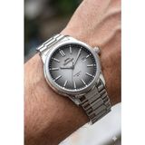 Slazenger Erkek Japon Otomatik Mekanizma Kol Saati | 43 mm Çelik Kasa, Automatic 8215 - Gümüş