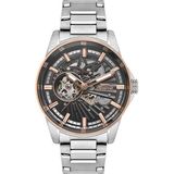 Slazenger Erkek Kol Saati – 43 Mm, Gümüş Metal Kordon, 10 Atm