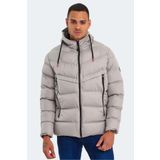 Slazenger Erkek Mont, Taş Gri, L