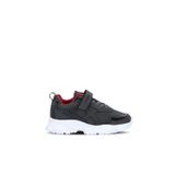 Slazenger FIFFY Unisex Çocuk Cırtlı Koyu Gri / Kırmızı Günlük Spor Ayakkabısı