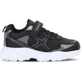 Slazenger Fıffy Unisex Çocuk Cırtlı Siyah / Gümüş Günlük Spor Ayakkabısı - Siyah - Gümüş