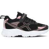 Slazenger Fızzy Unisex Çocuk Cırt Cırtlı Beyaz / Gümüş Günlük Spor Ayakkabısı - Siyah - Pembe