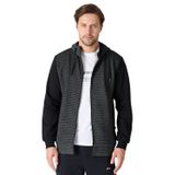 Slazenger FLAME Erkek Kapüşonlu Cepli Siyah Sweatshırt
