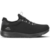 Slazenger Flex Fıt I Erkek Büyük Beden Bej Koşu & Yürüyüş Spor Ayakkabısı - Siyah - Siyah