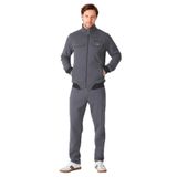Slazenger FLICKER Erkek Fermuar Cepli Koyu Gri Eşofman Takımı