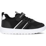 Slazenger Freedom I Unisex Çocuk Cırt Cırtlı Siyah / Beyaz Günlük Spor Ayakkabısı - Siyah - Beyaz
