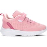 Slazenger Funkytown I Unisex Çocuk Cırt Cırtlı Beyaz / Gri Günlük Spor Ayakkabısı - Pudra