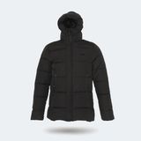 Slazenger GAFAR Büyük Beden Erkek Kapüşonlu Şişme Siyah Mont & Kaban - 3XL