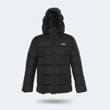 Slazenger GANEA IN Büyük Beden Erkek Kapüşonlu Şişme Siyah Mont & Kaban - 3XL