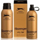 Slazenger Gold 125 ml Parfüm + 150 ml Deo Set Özel Seri Erkekler İçin Lüks Hediyelik