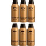 Slazenger Gold Erkek Deodorant Sprey 150 ml X6 Adet Maskülen Koku ile Sportif Hissiyat
