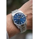 Slazenger Gümüş Erkek Kol Saati | 42 mm Paslanmaz Çelik Kasa, Lacivert Kadran