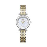 SLAZENGER, GÜMÜŞ KASA, GOLD GÜMÜŞ KORDON, SEDEF KADRAN, TAŞLI, QUARTZ, 3H, 28MM, 5ATM, KADIN KOL SAATİ, SL.09.2526.3.04