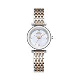 SLAZENGER, GÜMÜŞ KASA, ROSE GOLD GÜMÜŞ KORDON, SEDEF KADRAN, TAŞLI, QUARTZ, 3H, 28MM, 5ATM, KADIN KOL SAATİ, SL.09.2526.3.05