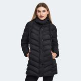 Slazenger GWEN Kadın Kapüşonlu Şişme Siyah Mont & Kaban - 2XL