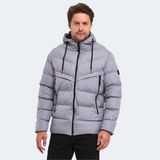 Slazenger HAIFA IN Erkek Mont & Kaban Gri - 2XL