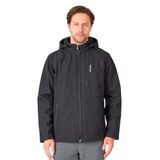 Slazenger HARMONIC Erkek Kapüşonlu Fermuarlı Siyah Mont & Kaban