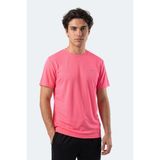 Slazenger Haunted I Erkek Neon Pembe Tişört - XL