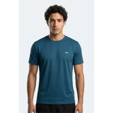 Slazenger Haunted I Erkek Petrol Tişört - XL