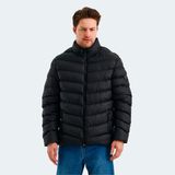 Slazenger HEAR IN Erkek Şişme Siyah Mont & Kaban