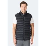 Slazenger Helıx Erkek Fermuar Cepli Siyah Yelek - 2XL