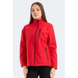 Slazenger HIP STYLE Kadın Dik Yaka Fermuarlı Kırmızı Mont & Kaban - 2XL