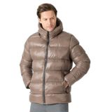 Slazenger HOOT Erkek Kapüşonlu Şişme Kahve Mont & Kaban, L
