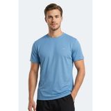 Slazenger Hugger Erkek Mavi Tişört - XL