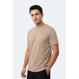 Slazenger Hugger Erkek Vizon Tişört - XL