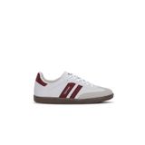 Slazenger INDIA Kadın Beyaz/Bordo Günlük Spor Ayakkabısı