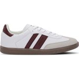 Slazenger ITALY I Erkek Beyaz / Bordo Günlük Spor Ayakkabısı - Beyaz - Bordo