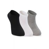 Slazenger Jadıra 3 Lü Erkek Beyaz Çorap - Standart - Siyah - Beyaz