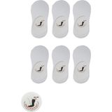 Slazenger Jamar 6 Lı Set Kadın Siyah Çorap - 36 - 40 - Beyaz