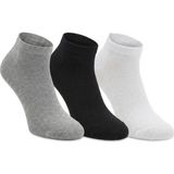 Slazenger Jefry 3 Lü Erkek Bambu Siyah / Gri Çorap - Standart - Siyah - Gri
