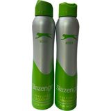 Slazenger Kadın Deodorant150 Ml Yeşil 2 Adet