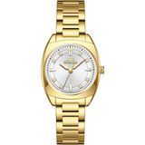 Slazenger Kadın Kol Saati Gold Metal Kordon 28MM Mineral Cam Quartz Mekanizma 5 Atm Su Geçirmez - Altın - Beyaz