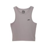 Slazenger KAIDENA IN Kadın Slim Fıt Kolsuz Gri Tişört