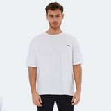 Slazenger KAISER IN Oversize Erkek Oversıze Beyaz Tişört - XL