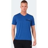 Slazenger Kallias Saks Mavi Erkek T-shirt