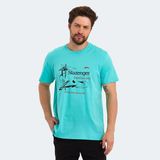 Slazenger KARNEN IN Oversize Erkek Baskılı Nane Tişört - XL