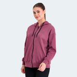 Slazenger KATHLEENA IN Kadın Oversıze Gül Sweatshırt - Gül Kurusu - 2XL