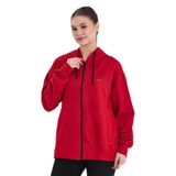 Slazenger KATHLEENA IN Kadın Oversıze Kırmızı Sweatshırt