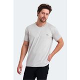 Slazenger KATRIINA Erkek V Yaka Bej Tişört