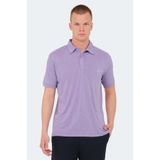 Slazenger KATSURO Erkek Polo Yaka Lila Tişört