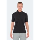 Slazenger KATSURO Erkek Polo Yaka Siyah Tişört
