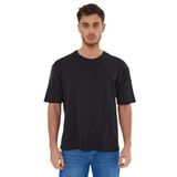 Slazenger KAURI IN Oversize Erkek Siyah Tişört