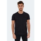 Slazenger Kaurı Siyah Erkek T-shirt